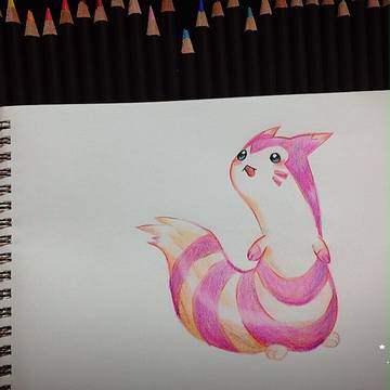 オオタチ 色鉛筆