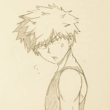 爆豪勝己 落書き