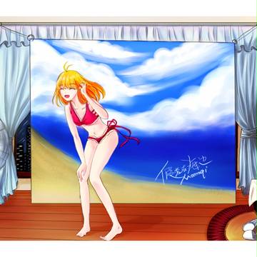假装在海边[海辺にふりをする]