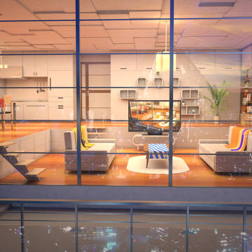 Shu's apartment [Guilty Crown]