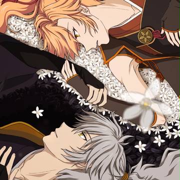 【うごイラ】白き花思ひ黒き羽根焦がる