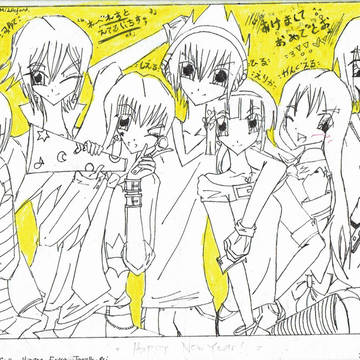 New Year Sketches. (`・ω・´)