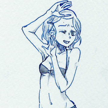 水着少女