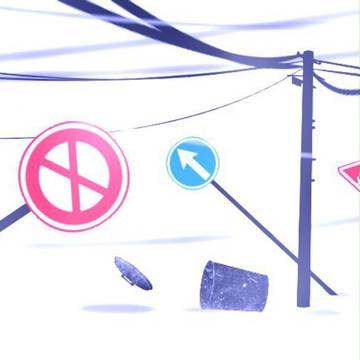 電線、目的地不明。