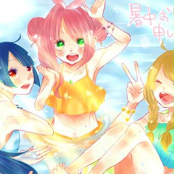 ポプスタちゃんinうみ!