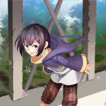 背景つき練習