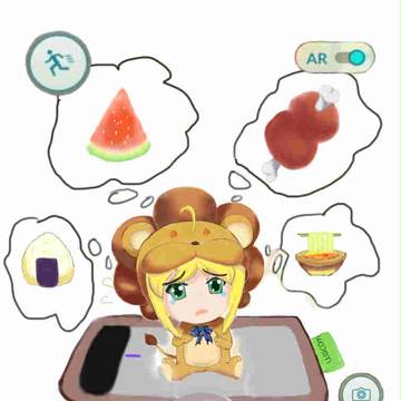 Pokemon go&Saber Lion