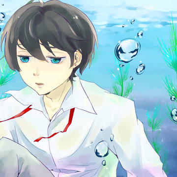 水に沈む