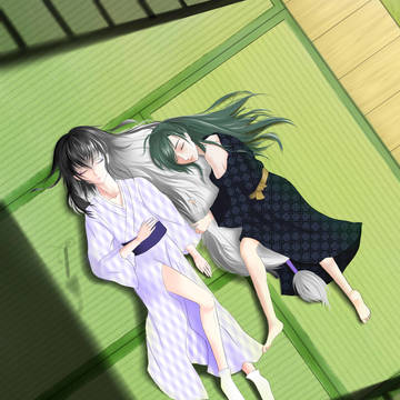 仲良くお昼寝♪