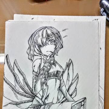 二週年夏拳手繪明信片