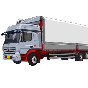 Merceses benz atego mp4 wingbody