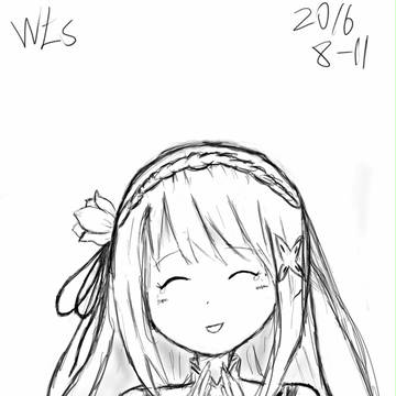 临摹エミリア