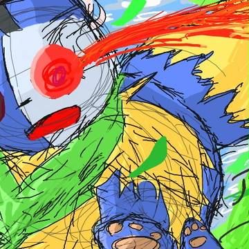 お尋ね者を煽るアロ