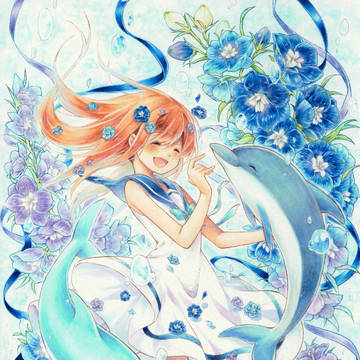 海中遊泳
