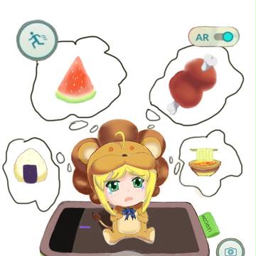 Pokemon go&Saber Lion