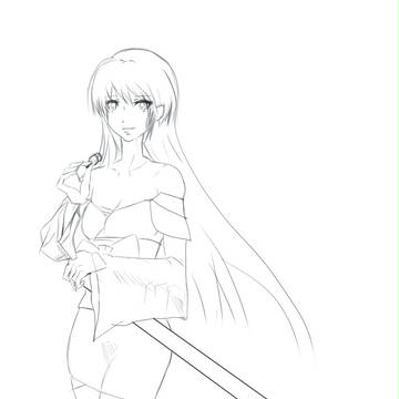 リハビリ線画まで