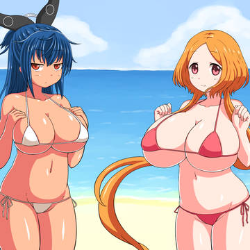 おっぱいたぬきコンビinサマー