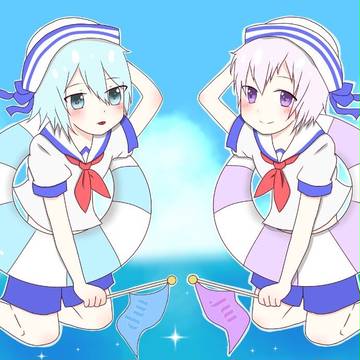 海と空とマリン