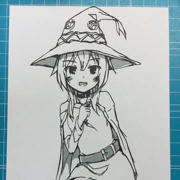 【切り絵】めぐみん【このすば】