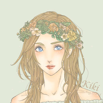 お花の冠