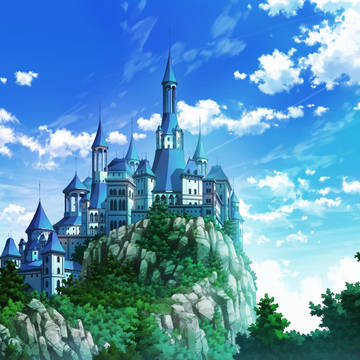 城のある風景