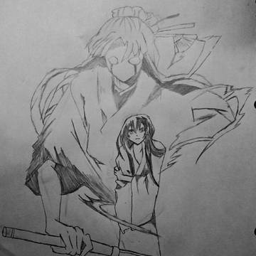 何となく模写した鏡花ちゃん