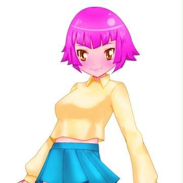 目が離れてる女