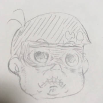 トッティ描いてみたやつ（笑）