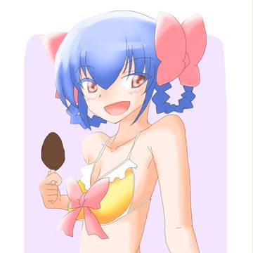 海にて