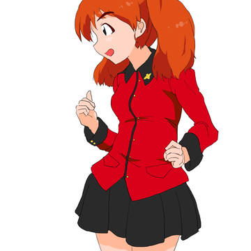ガルパン名無しっ子模写
