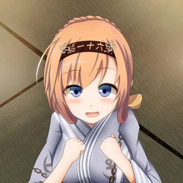 提督、照月の浴衣、どうかな？
