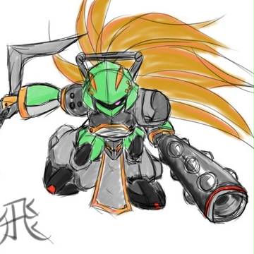【ぴく武者】白飛・習作