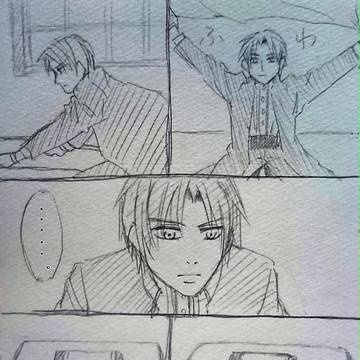 長谷部がお布団を敷くだけ