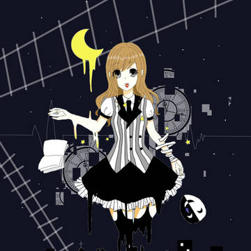 夜空を創る少女