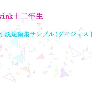 【2wink】9/4ブリデ 小説本サンプル【二年生】