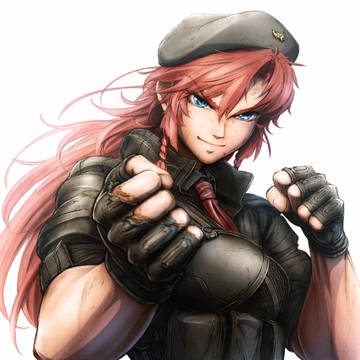 【鉛筆画彩色】 紅 美鈴