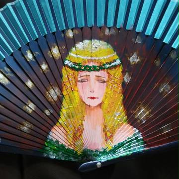 扇上作画