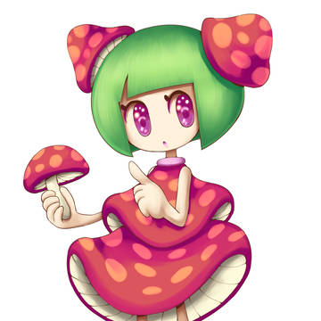 mushroom girl