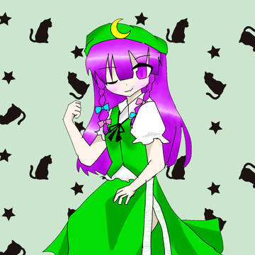 パチュリー様に着てもらった