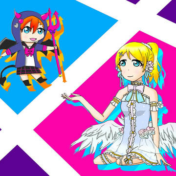 👿穂乃果×👼絵里