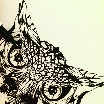 Mandala Owl