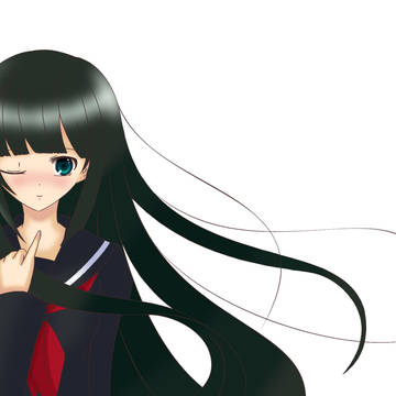 黒髪少女