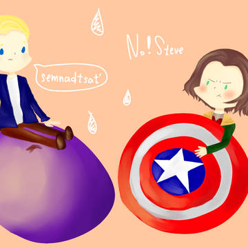 Steve and Bucky