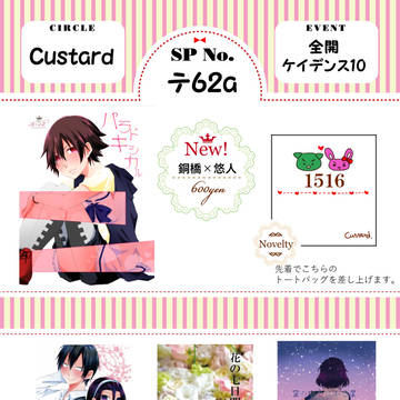 全開ケイデンス10　お品書き