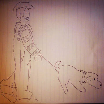 犬の散歩