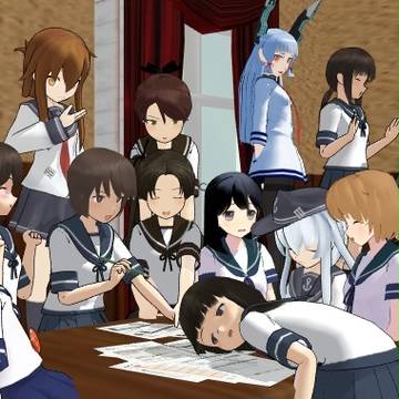 特型駆逐艦ズと夏休みの課題