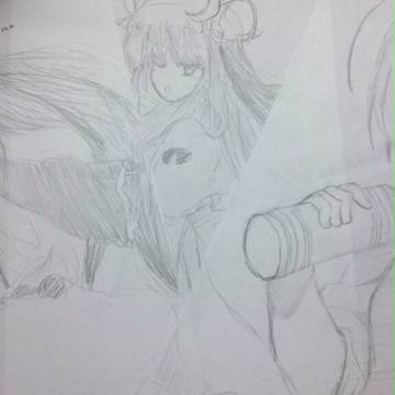 東方 ラブライブ！ 模写