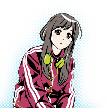 ヘッドホン少女