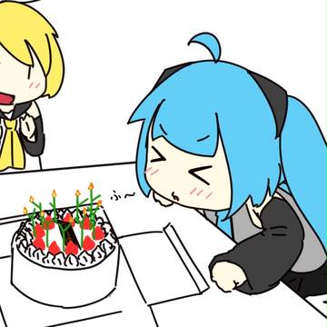 ミクさん誕生日おめでとう～(*´∀｀*)