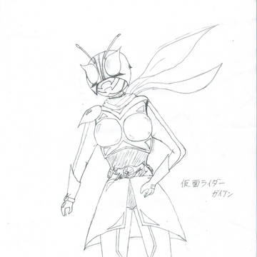 『菊地真と仮面ライダーEVE』より、仮面ライダーガイアン